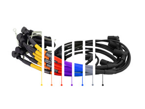 Ignition HT Lead Hi-Performance Set for 6-cylinder. Porsche 911S / 911SC - 114860111, 114860112, 114860113, 114860114, 114860116, 114860117, 114860118, 11486011